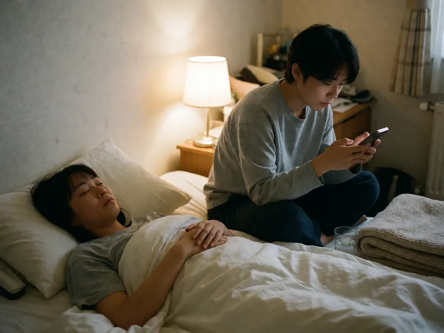 一个早睡一个熬夜，住在一起怎么不互相消耗